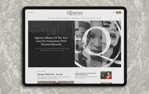 The revamped The Quietus, on mobile