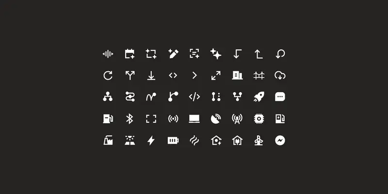 Icons for the Enode platform